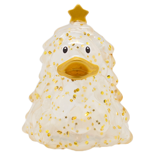 Glitter Christmas Tree Duck