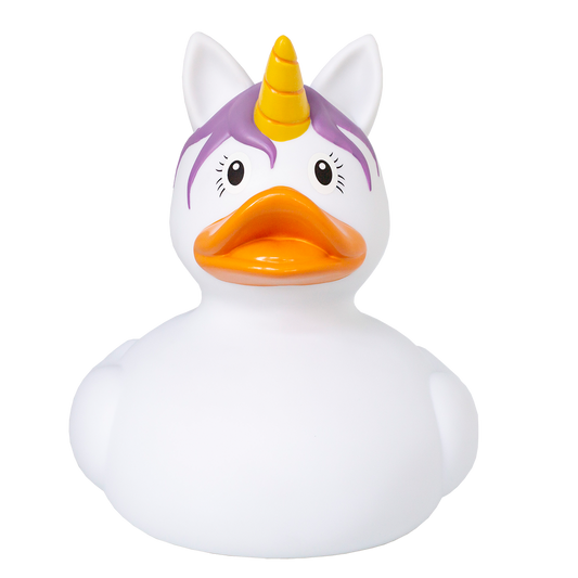 XXL White Unicorn Duck